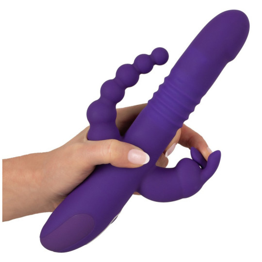 Thrusting Pearl Triple Vibrator – Sweet Smile