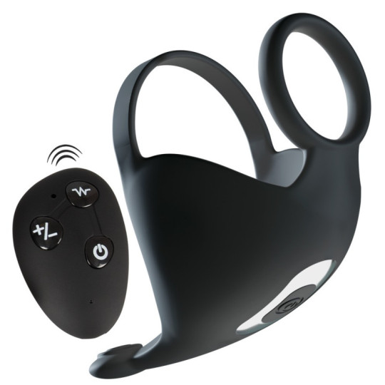 Cock ring with RC ball massager – Rebel