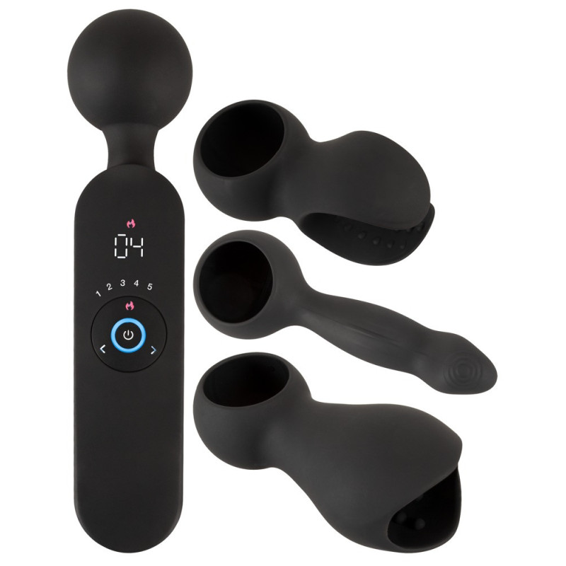 wand vibrator with 3 Attachments – Couples Choice