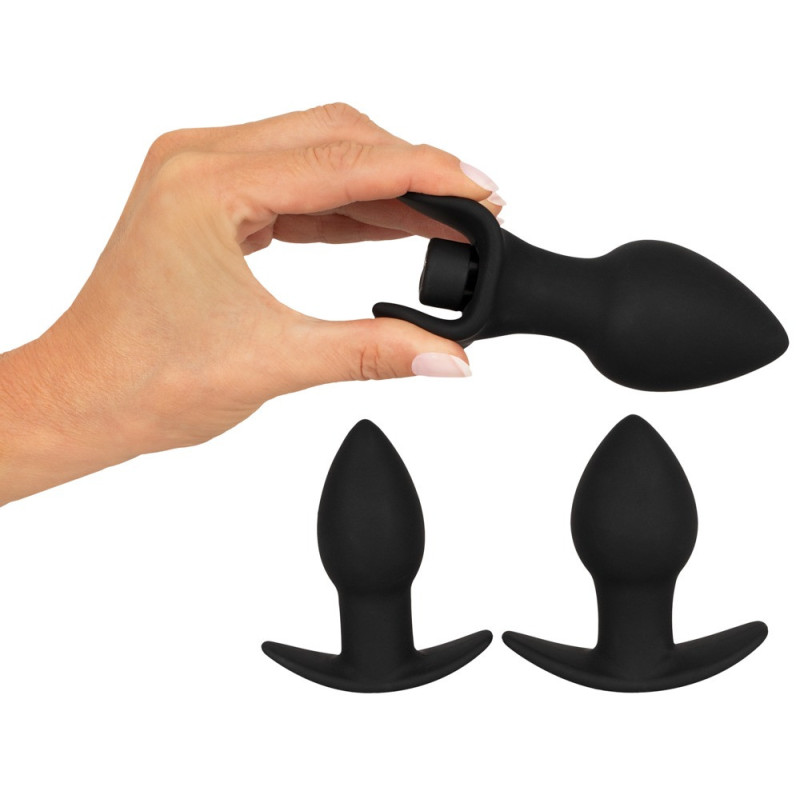 Butt plug set – Black Velvets
