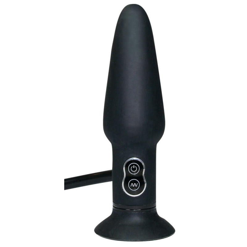 True schwarz Vibrating Anal Plug – You2Toys