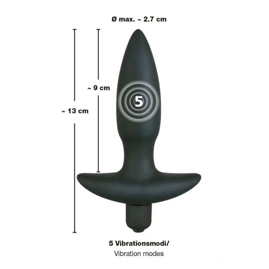 Vibrating Plug – Black Velvets