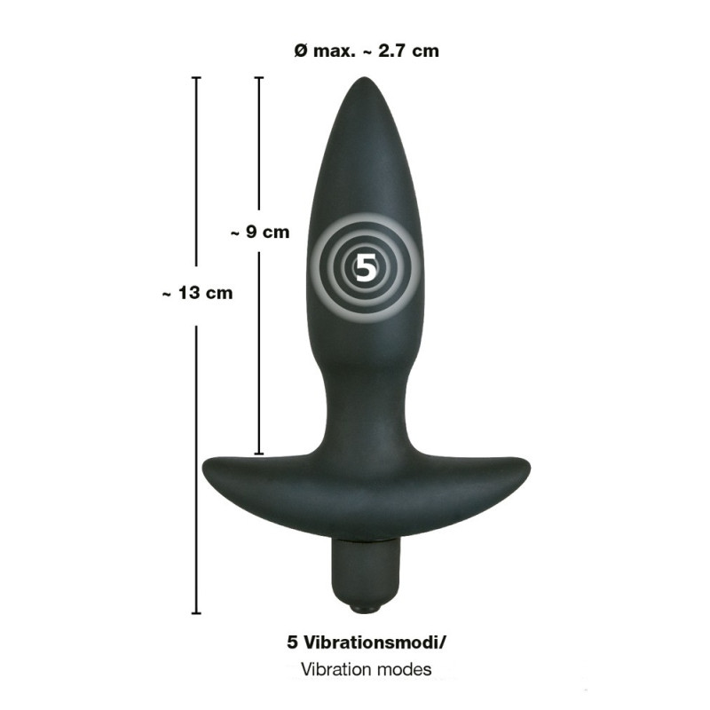Vibrating Plug – Black Velvets