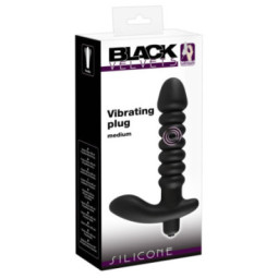 Vibrating plug medium – Black Velvets