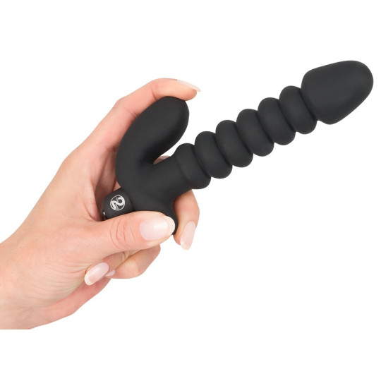 Vibrating plug medium – Black Velvets