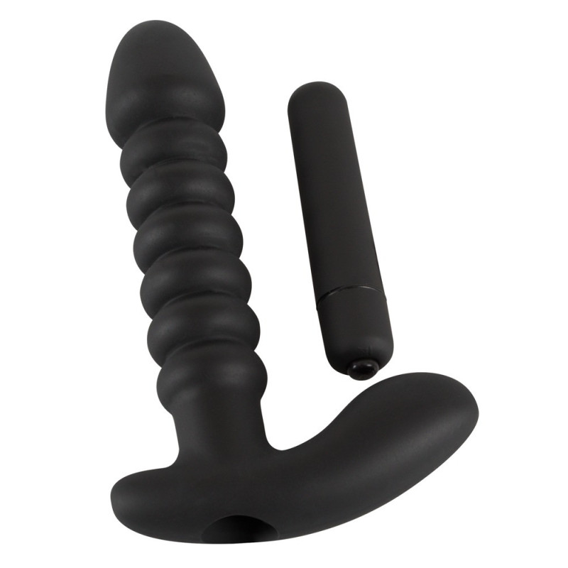 Vibrating plug medium – Black Velvets