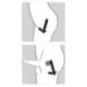 Vibrating plug medium – Black Velvets