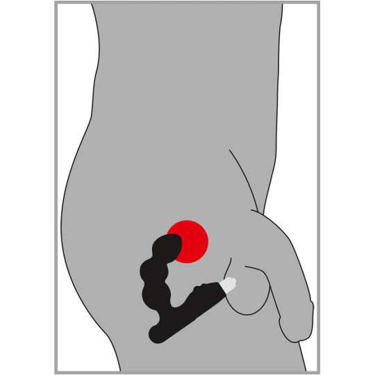 Bead-Shaped Prostate Stimulator – Rebel