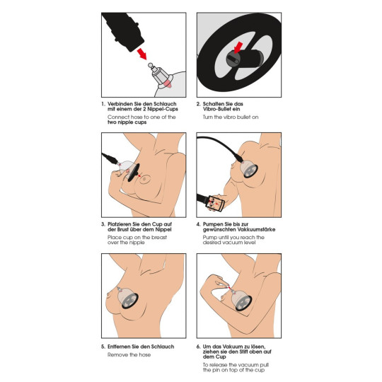 Vibrating Nipple Cups – Bad Kitty