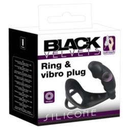 Ring & Vibro Plug – Black Velvets