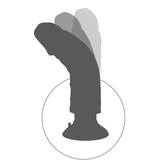 7“ Vibrating Cock with Balls – King Cock