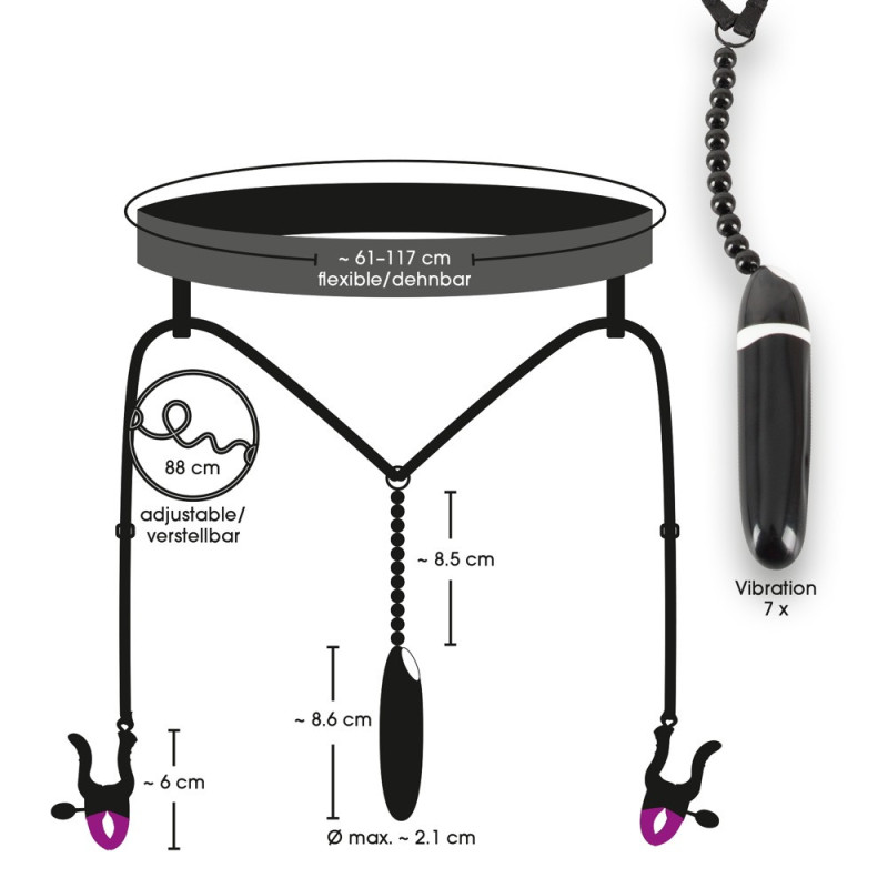 Bad Kitty Spreader String with Vibrator – Bad Kitty