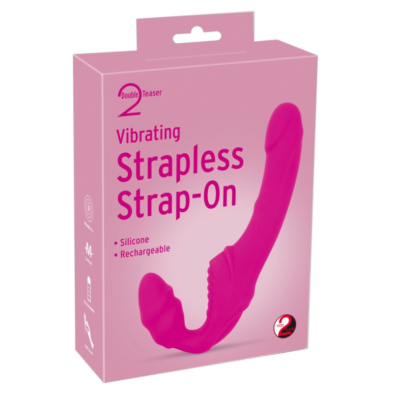 Vibrating Strapless Strap-On – Strapless Strap-On