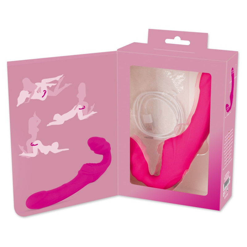 Vibrating Strapless Strap-On – Strapless Strap-On