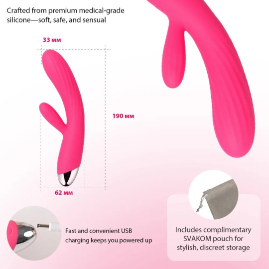 Angel Powerful Warming Vibrator – SVAKOM