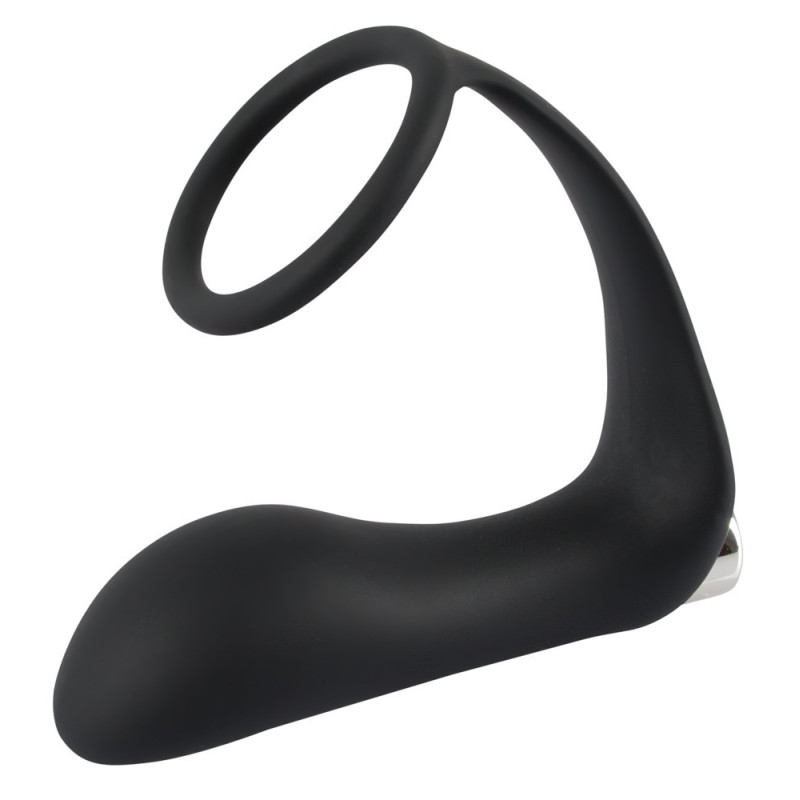 Vibrating Ring & Plug – Black Velvets