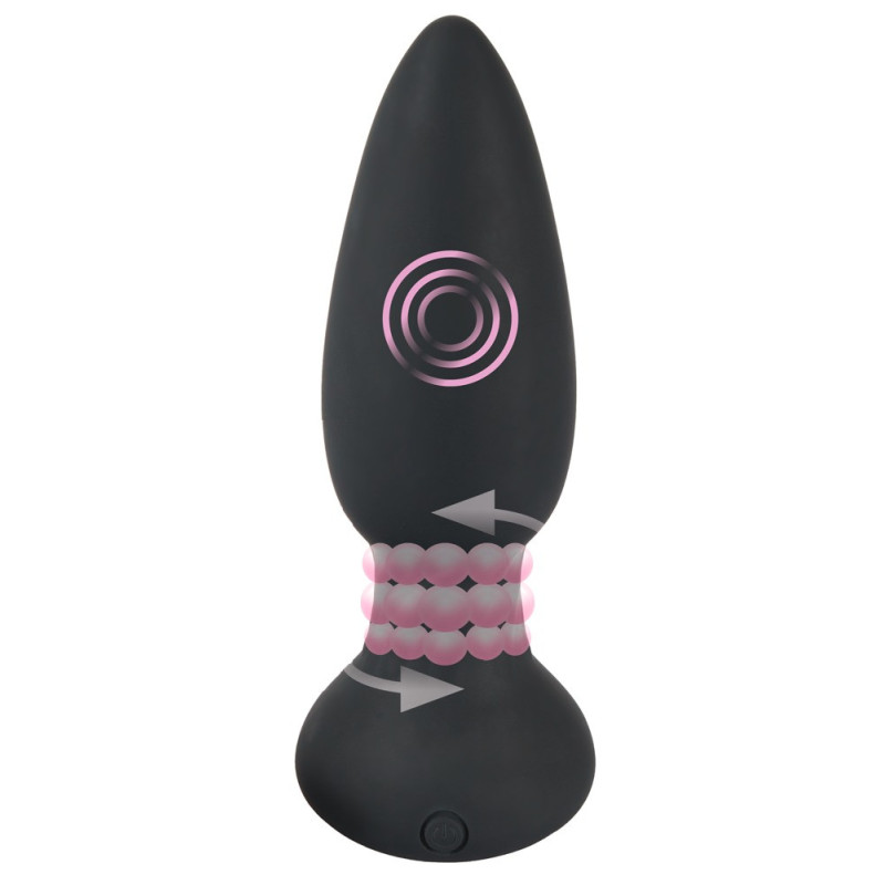 RC rotating & vibrating plug – Black Velvets