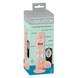 Medical Silicone Thrusting Vibrator – Medical Silicone