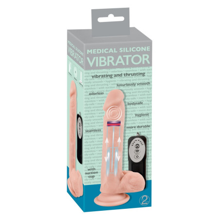 Medical Silicone Thrusting Vibrator – Medical Silicone