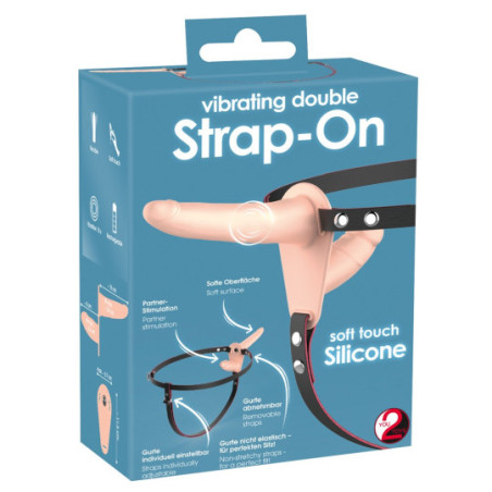 Vibrating Double Strap-On – You2Toys