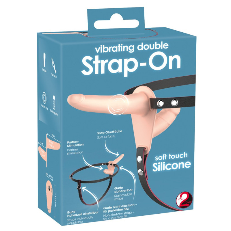 Vibrating Double Strap-On – You2Toys