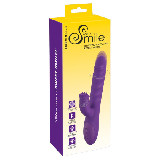 Thrusting & Rotating Pearl Vibrator – Sweet Smile