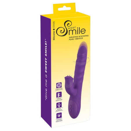 Thrusting & Rotating Pearl Vibrator – Sweet Smile