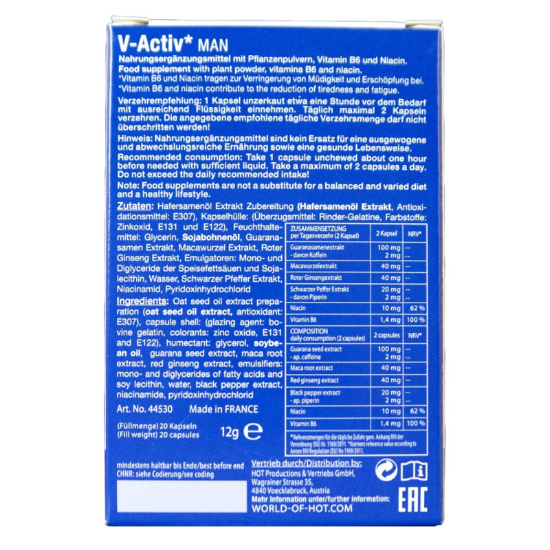 V-Activ MAN Performance – HOT