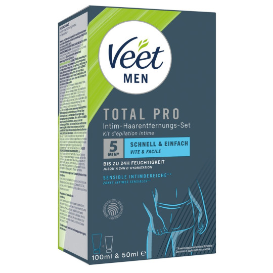 Men TOTAL PRO Intim-Haarentfernungs-Set – Veet