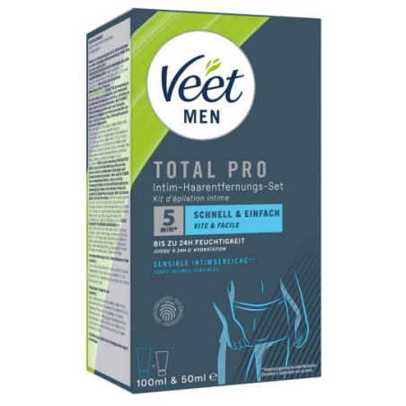 Men TOTAL PRO Intim-Haarentfernungs-Set – Veet