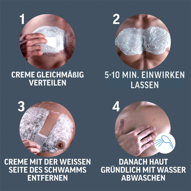 Men TOTAL PRO Haarentfernungscreme – Veet