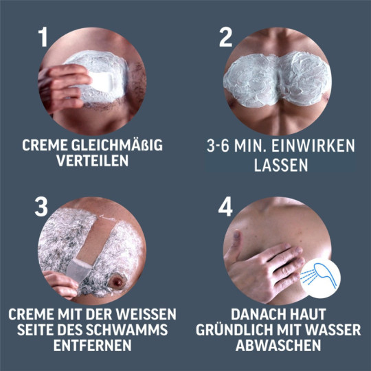 Men TOTAL PRO Haarentfernungscreme – Veet