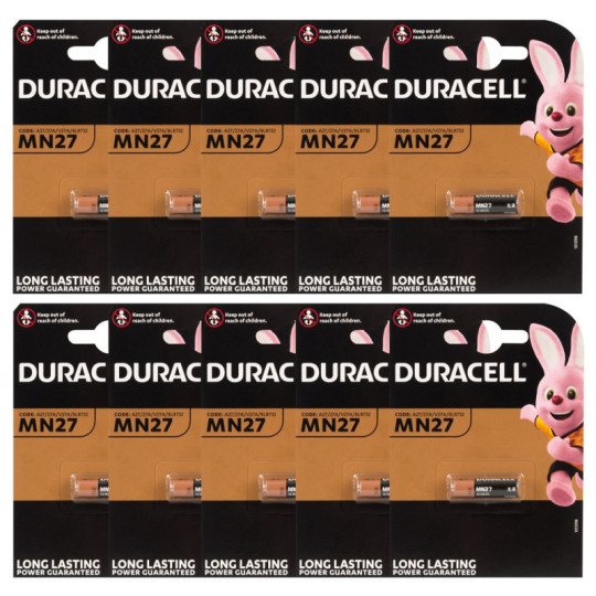 Batterie 27A 10 x 1er – Duracell