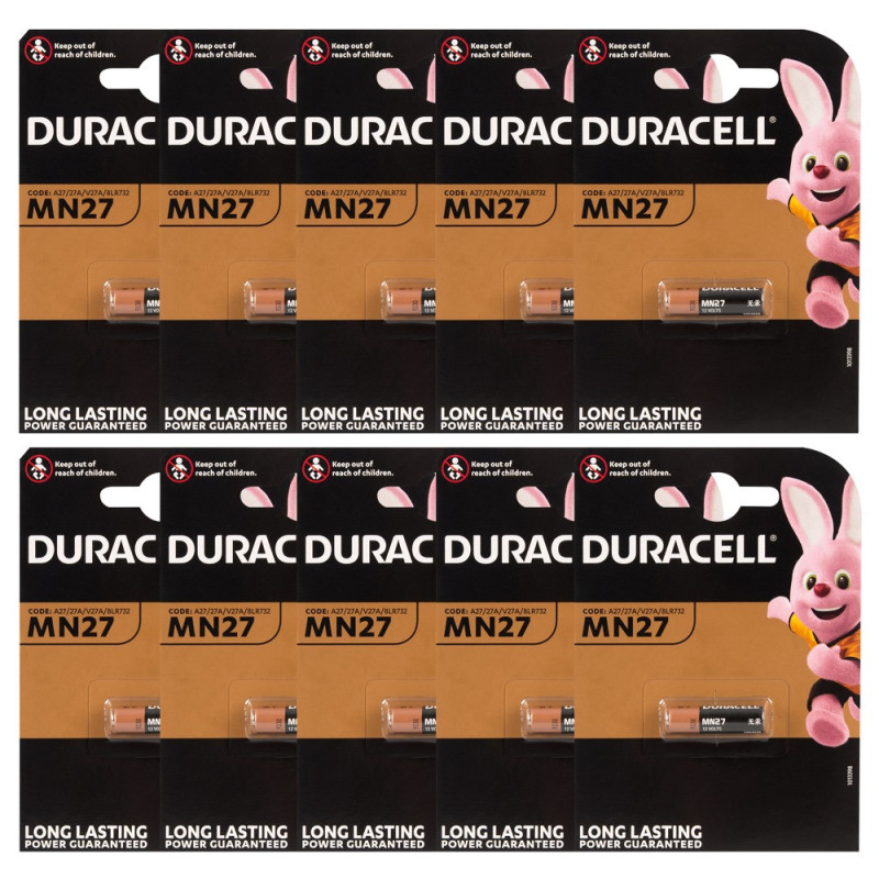 Batterie 27A 10 x 1er – Duracell