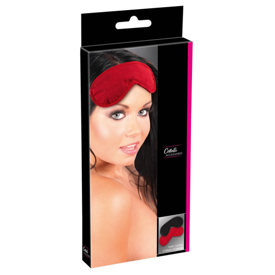Augenmasken-Set rot/schwarz – Cottelli ACCESSOIRES