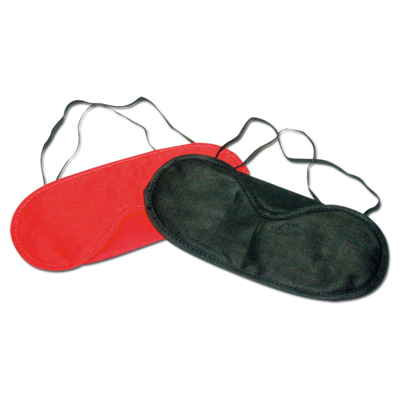 Augenmasken-Set rot/schwarz – Cottelli ACCESSOIRES
