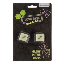 Glow in the Dark Love Dice