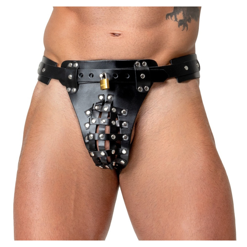 Keuschheits-String aus Leder – ZADO