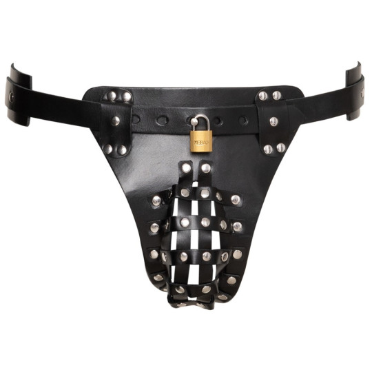 Keuschheits-String aus Leder – ZADO