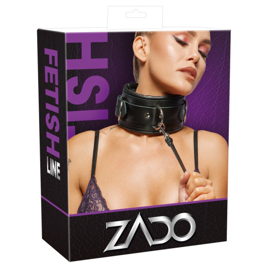 Halsfessel/Leine aus Leder – ZADO