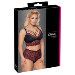 Cottelli CURVES Set aus Soft-BH und Taillen-Slip