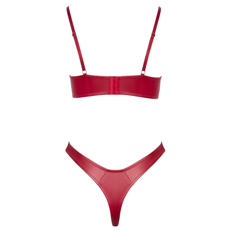 Cottelli LINGERIE BH-Set mit Riostring, rot – Cottelli LINGE