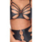 Cottelli LINGERIE Soft-BH und Taillen-Slip ouvert im Set – C