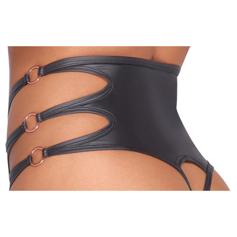 Cottelli LINGERIE Soft-BH und Taillen-Slip ouvert im Set – C