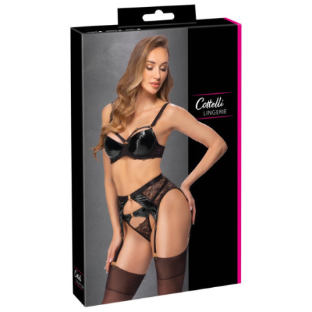 Cottelli LINGERIE 3-teiliges Straps-Set – Cottelli LINGERIE