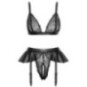 Cottelli LINGERIE Straps-Set, schwarz – Cottelli LINGERIE