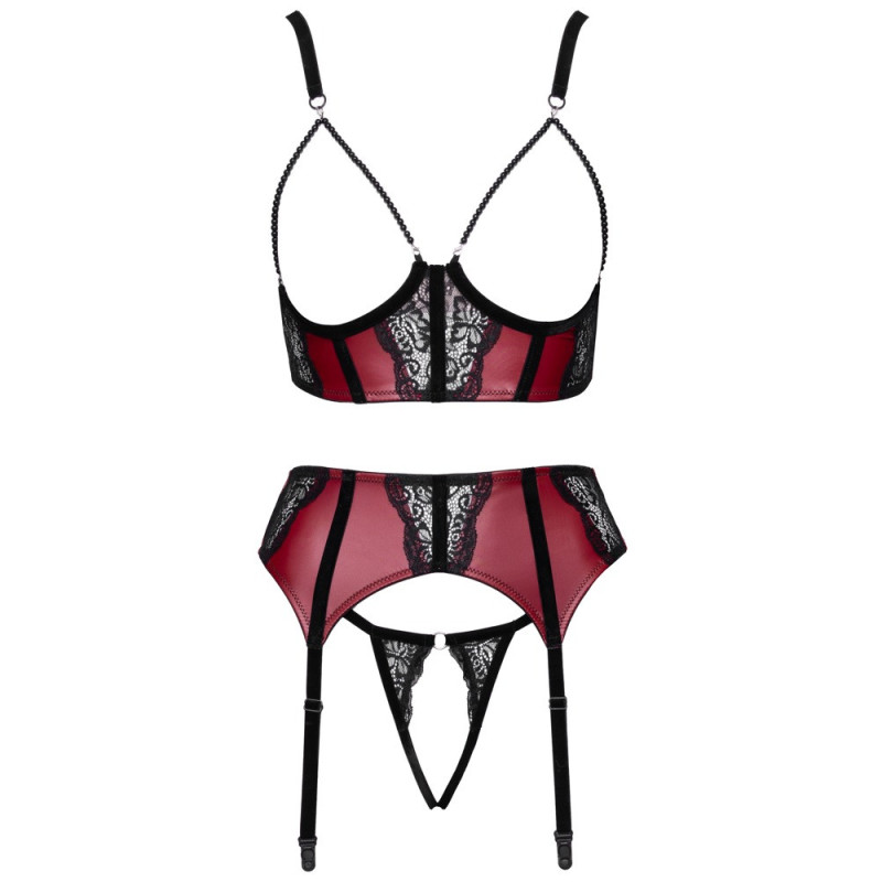 Cottelli LINGERIE 3-teiliges Straps-Set – Cottelli LINGERIE