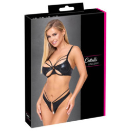 Cottelli LINGERIE Bügel-BH & Ouvert-String Set – Cottelli LI