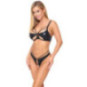 Cottelli LINGERIE Bügel-BH & Ouvert-String Set – Cottelli LI