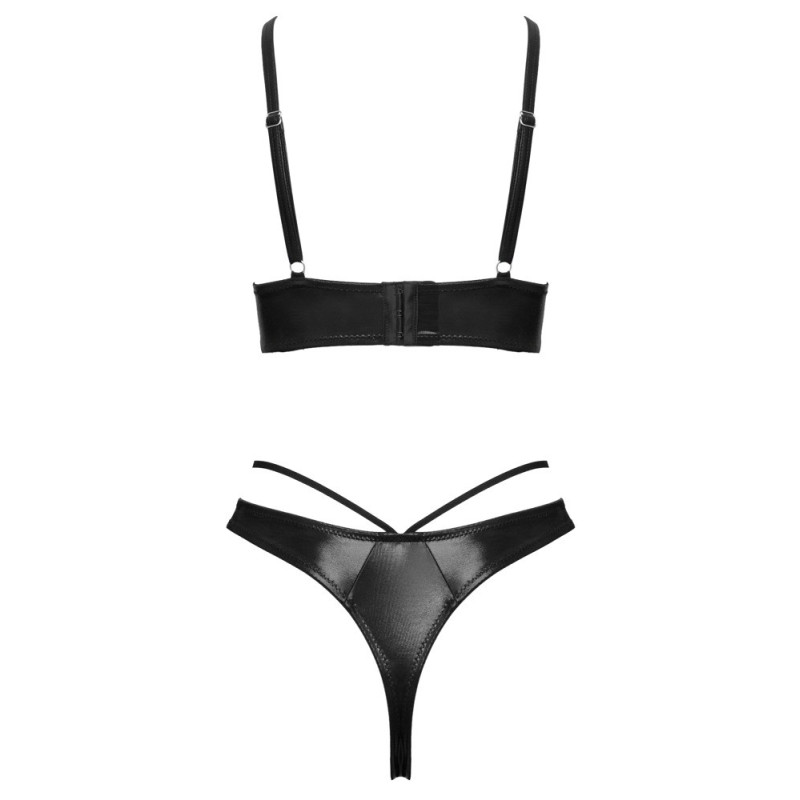 Cottelli LINGERIE Bügel-BH & Ouvert-String Set – Cottelli LI